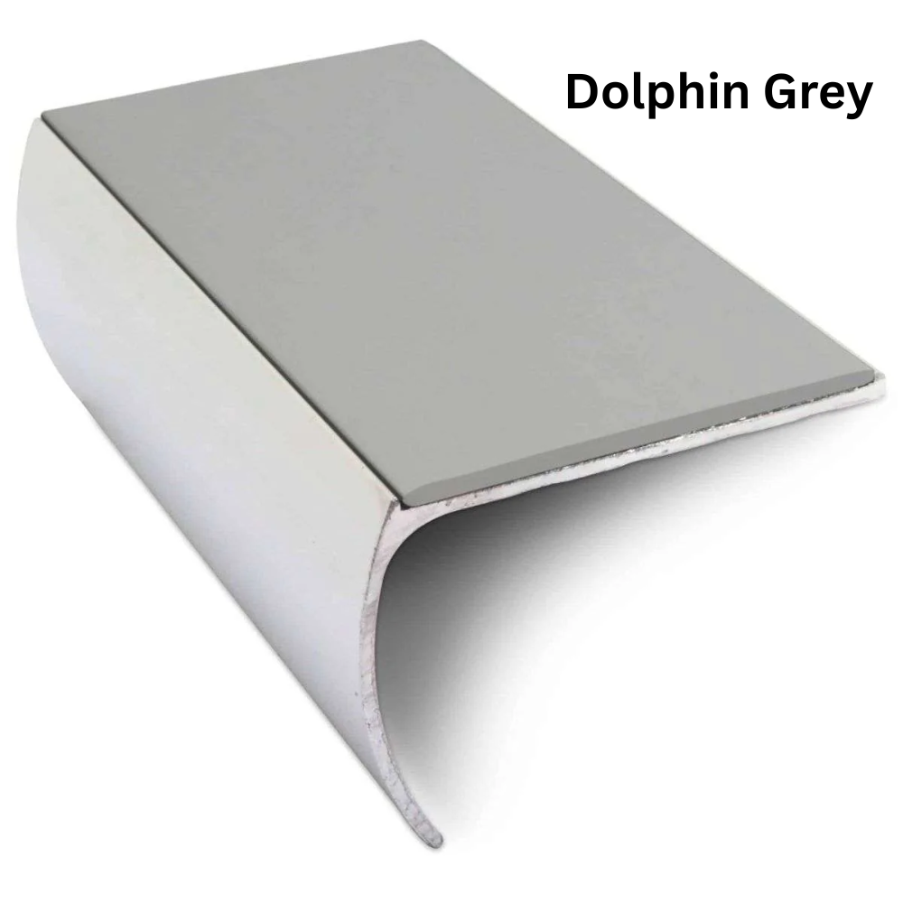 Aluminium Bullnose Stair Nosing 57 x 40mm – Non-Slip PVC Insert - Image 7