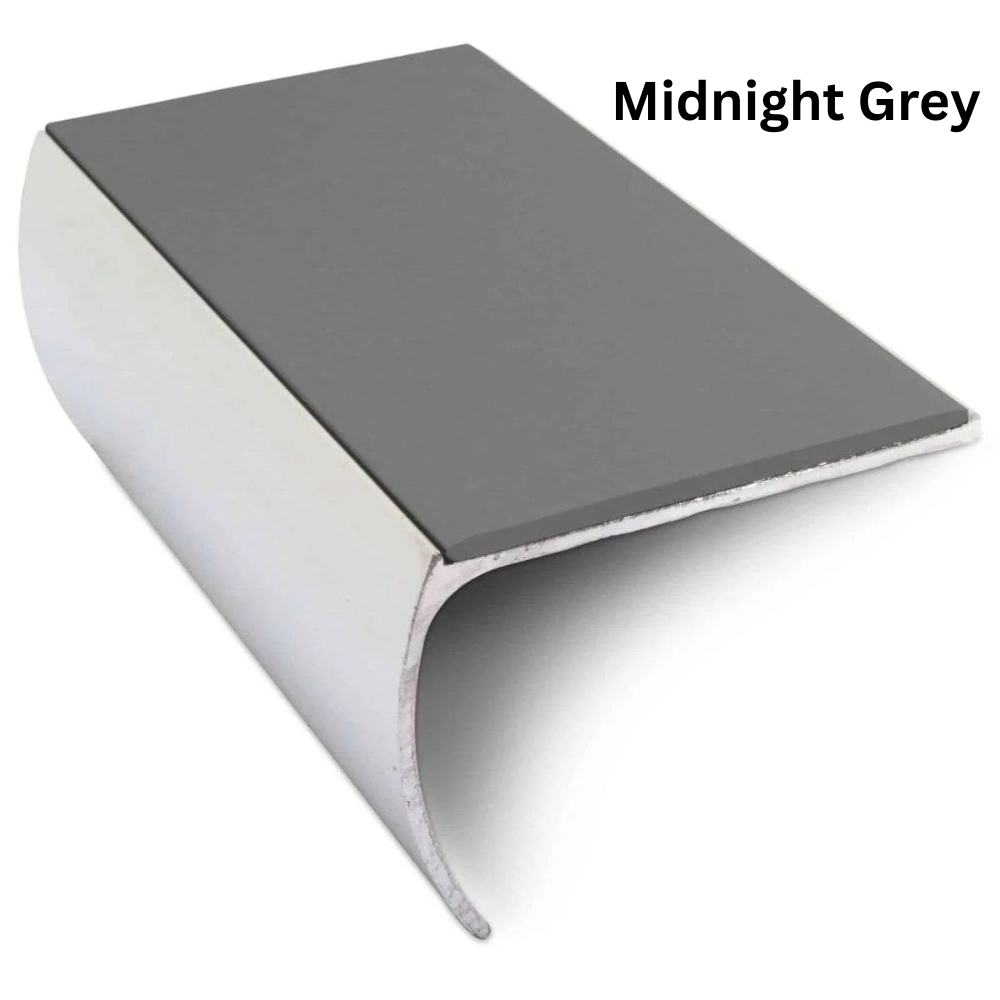 Aluminium Bullnose Stair Nosing 57 x 40mm – Non-Slip PVC Insert - Image 9