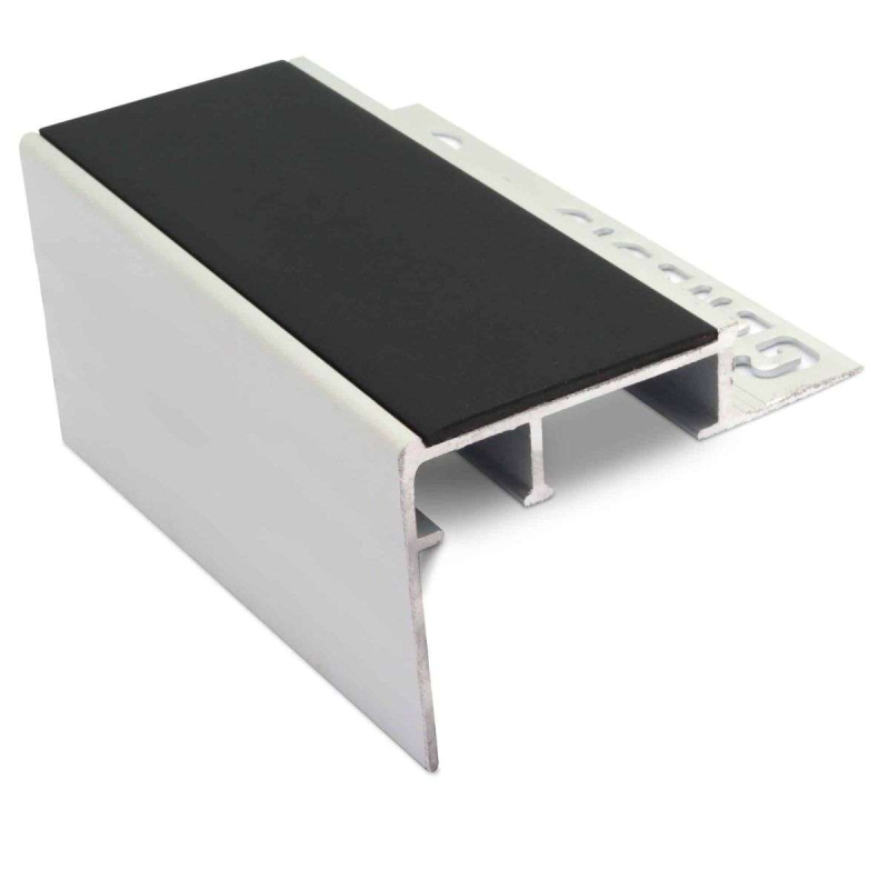 Heavy Duty Ceramic Tile-In Stair Nosing 56 x 55mm with PVC Insert - Image 5