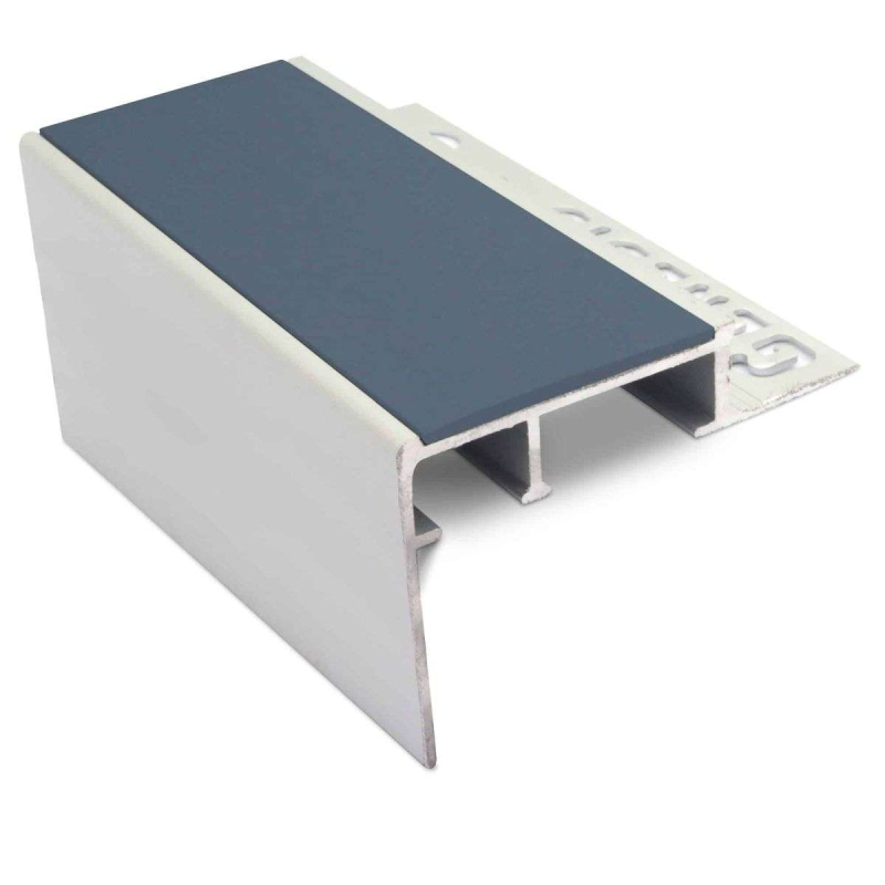 Heavy Duty Ceramic Tile-In Stair Nosing 56 x 55mm with PVC Insert - Image 14