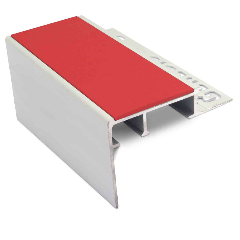 Heavy Duty Ceramic Tile-In Stair Nosing 56 x 55mm with PVC Insert - Image 9