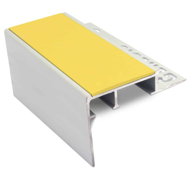 Heavy Duty Ceramic Tile-In Stair Nosing 56 x 55mm with PVC Insert - Image 13