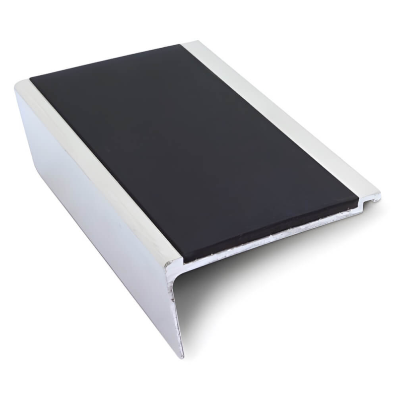 Heavy Duty Aluminium Rakeback Stair Nosing 63 x 32mm - Anti-Slip PVC Insert for Concrete and Precast Stairs - Image 11