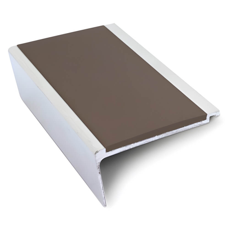 Heavy Duty Aluminium Rakeback Stair Nosing 63 x 32mm - Anti-Slip PVC Insert for Concrete and Precast Stairs - Image 10
