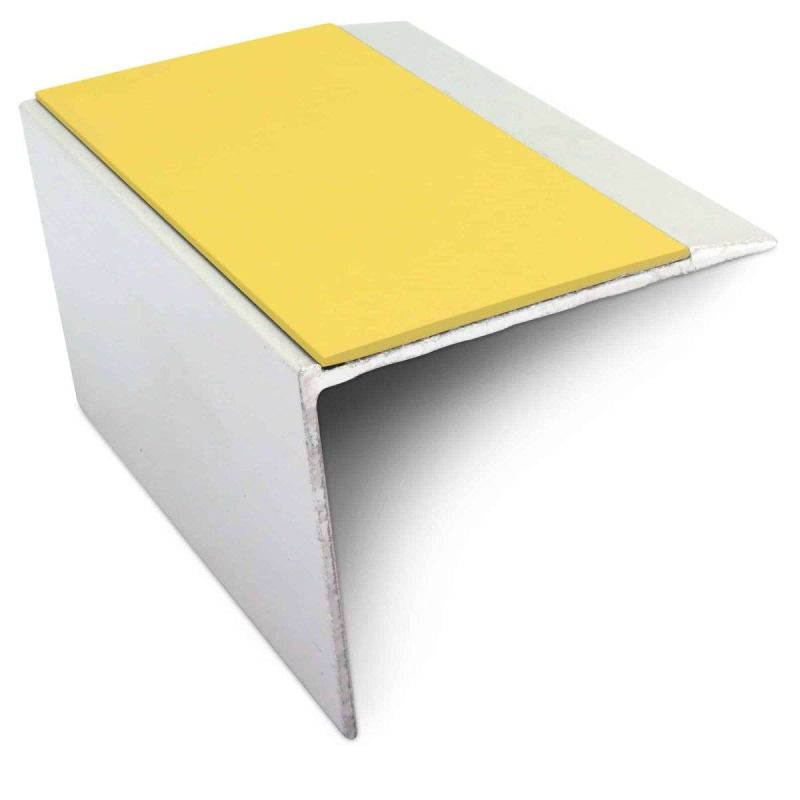 DDA Compliant Stair Nosing 67 x 55mm - Ramped Tread with PVC Anti-Slip Insert - Image 11