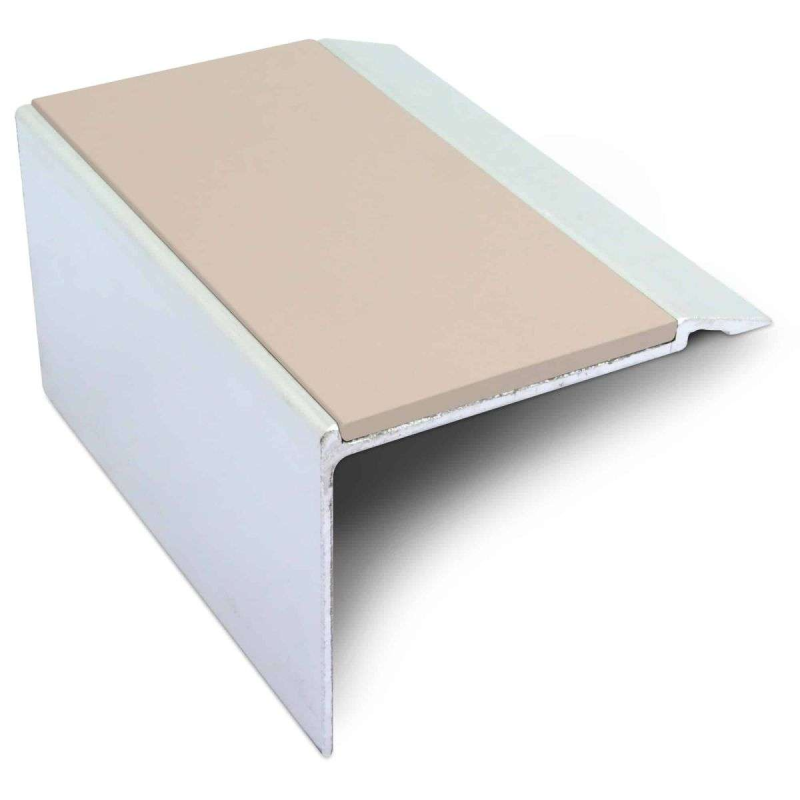Heavy Duty DDA Stair Nosing 72 x 55mm Aluminium with Non-Slip Insert - Image 5