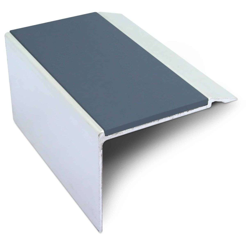 Heavy Duty DDA Stair Nosing 72 x 55mm Aluminium with Non-Slip Insert - Image 12