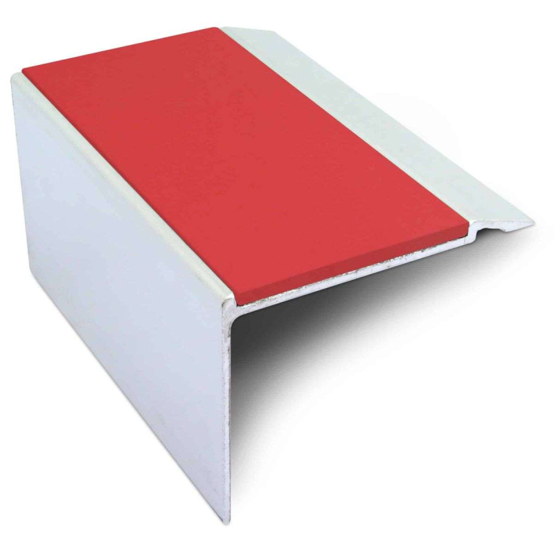 Heavy Duty DDA Stair Nosing 72 x 55mm Aluminium with Non-Slip Insert - Image 7