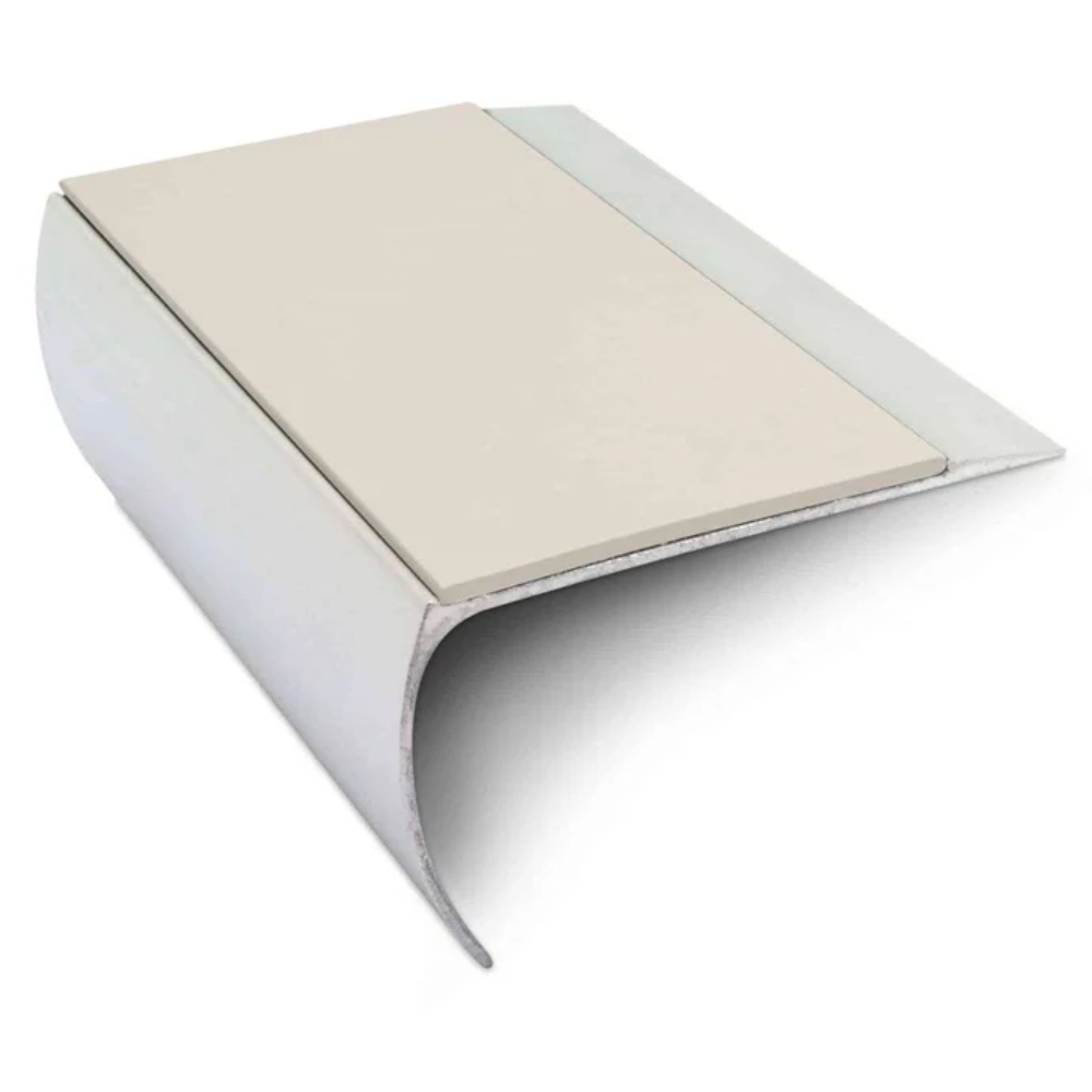 Bullnose Aluminium Stair Nosing 69 x 40mm with Tredsafe Non-Slip PVC Insert - Image 9