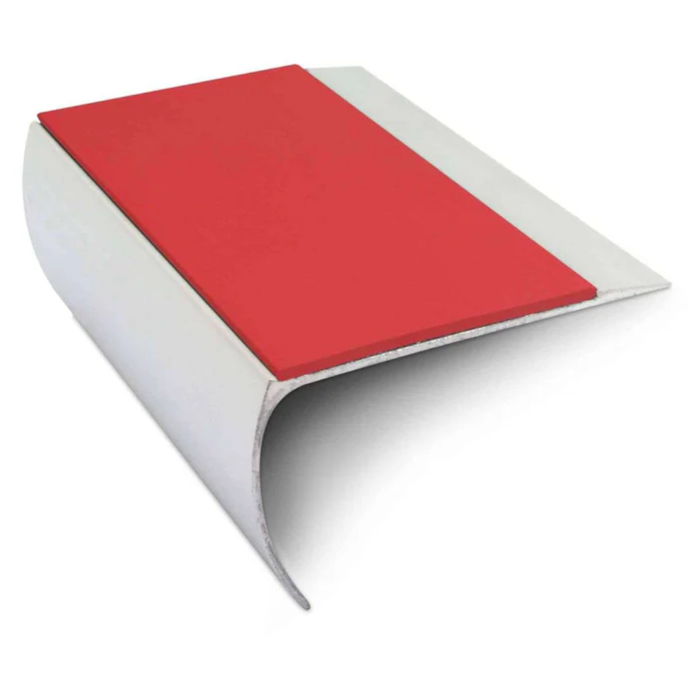 Bullnose Aluminium Stair Nosing 69 x 40mm with Tredsafe Non-Slip PVC Insert - Image 8