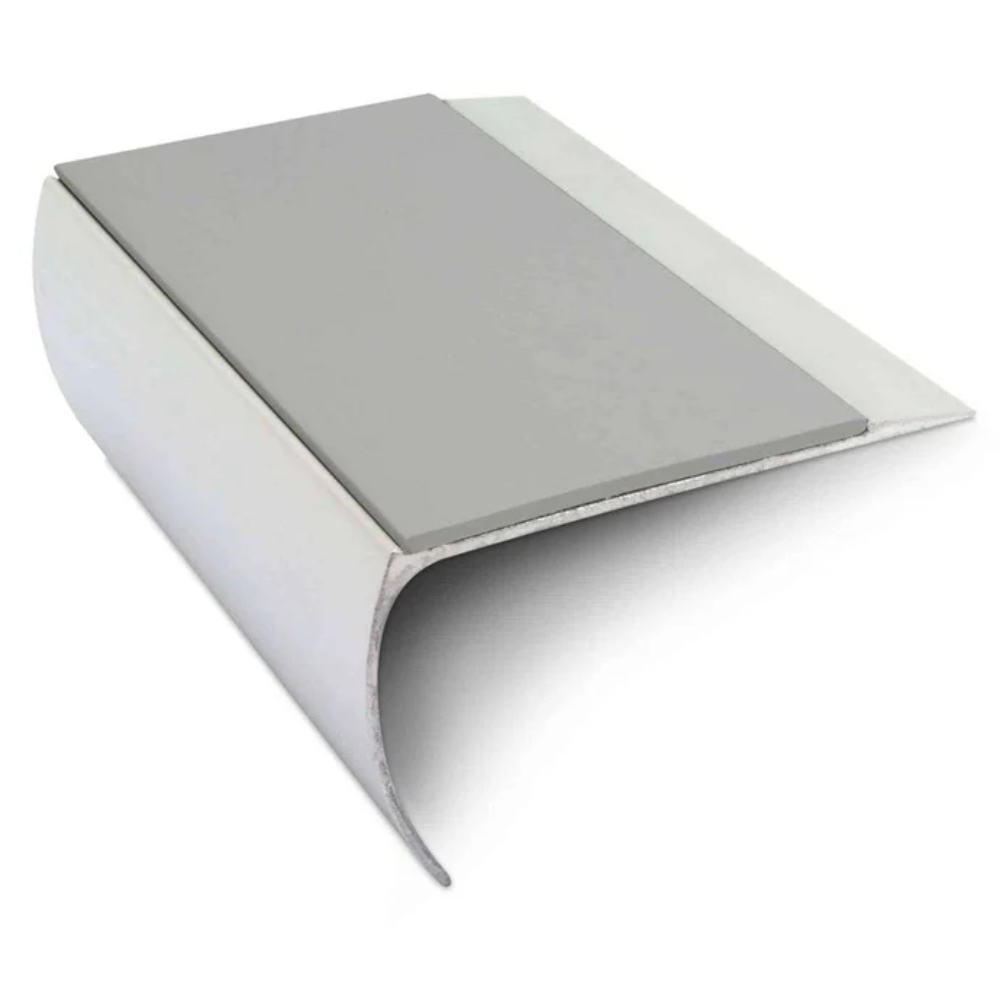 Bullnose Aluminium Stair Nosing 69 x 40mm with Tredsafe Non-Slip PVC Insert - Image 7