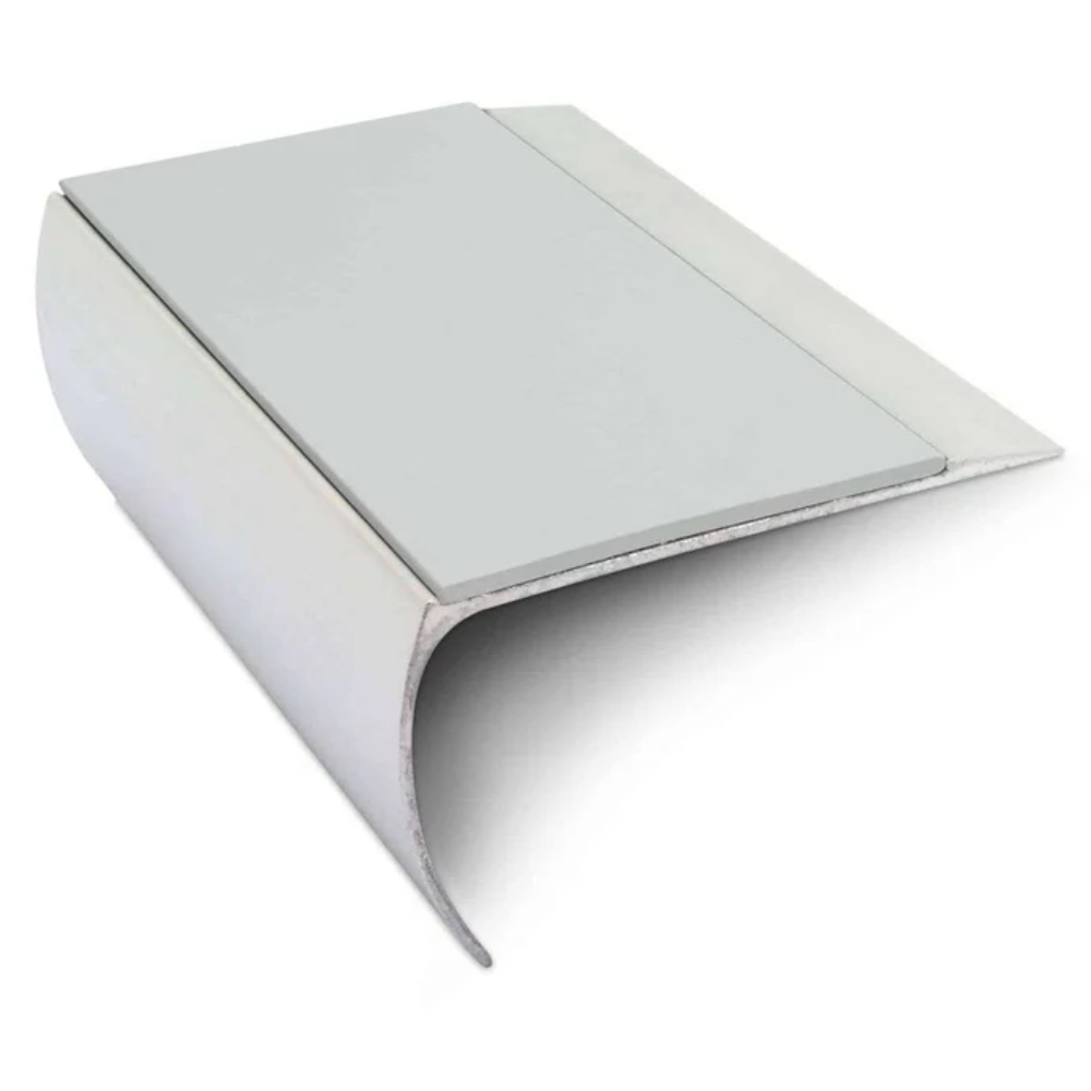 Bullnose Aluminium Stair Nosing 69 x 40mm with Tredsafe Non-Slip PVC Insert - Image 6
