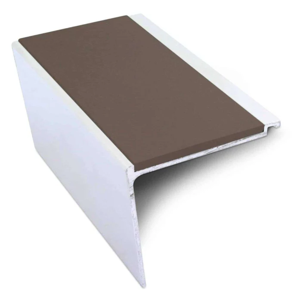 Heavy Duty Aluminium Stair Nosing 60 x 55mm | Rakeback Edge Trim | DDA Compliant - Image 5